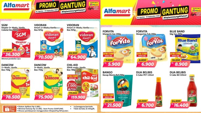 Daftar Promo Alfamart (instagram)